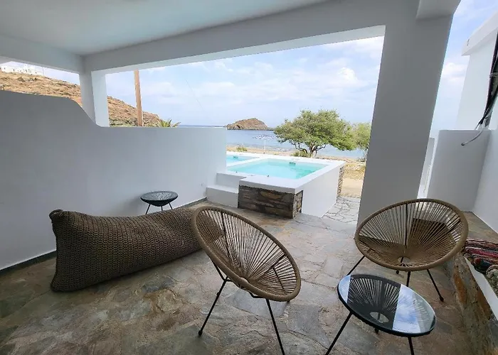 Сasa de vacaciones Lareroom 3 σπίτι μπροστά στη παραλία με μικρή πισίνα